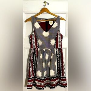 Maeve by Anthropologie Patterned Dress